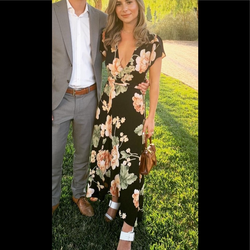 Christy Dawn Floral Wrap Dress